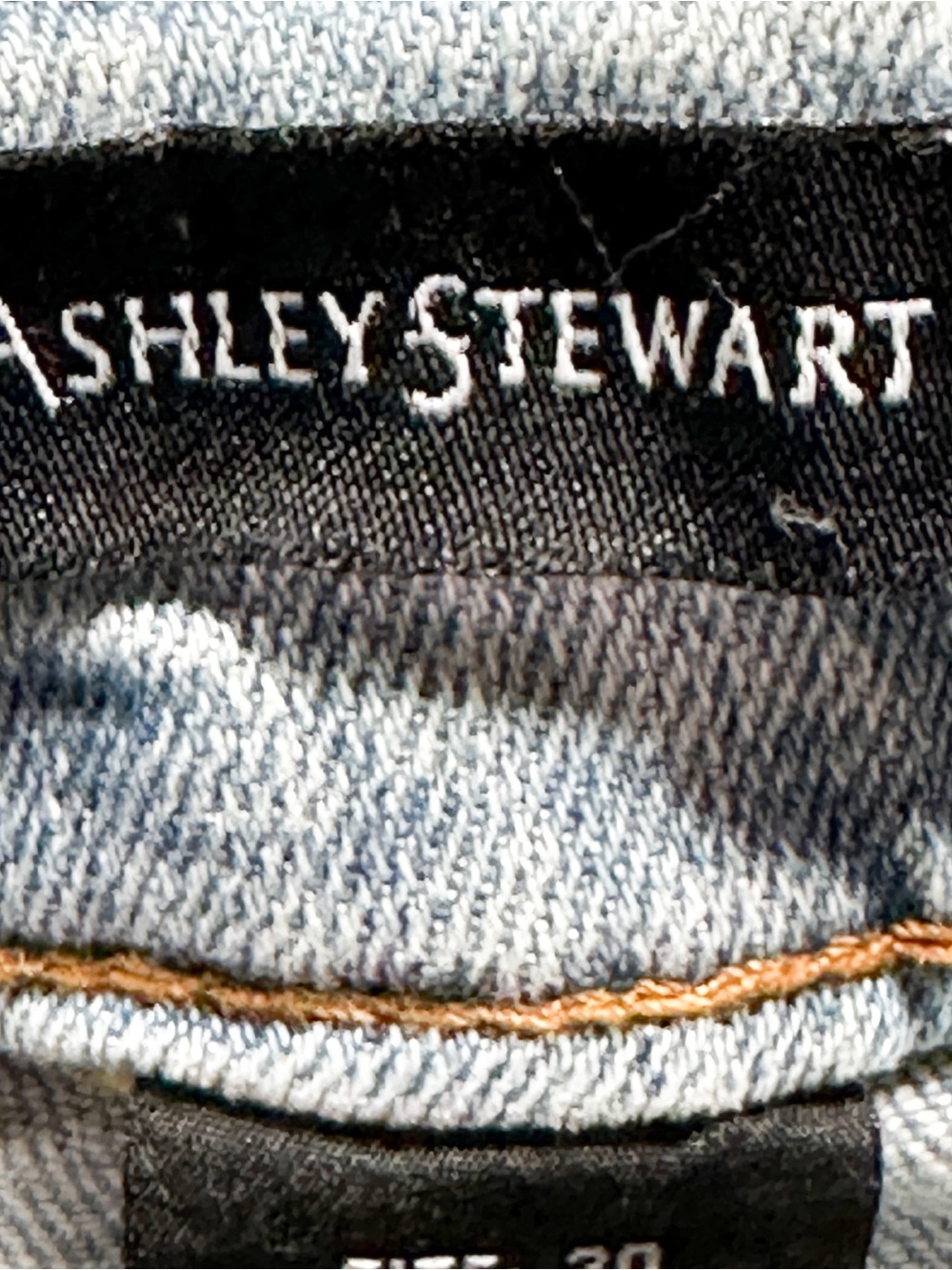 Ashley Stewart Size 20 Distressed Light Wash Cuffed Jeans Plus Size - Picture 6 of 10